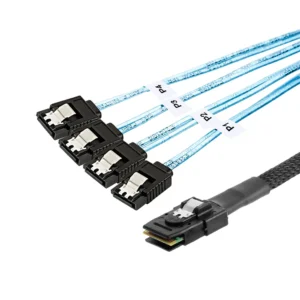 mini SAS (SFF-8087) TO 4X SATA forward break out cable