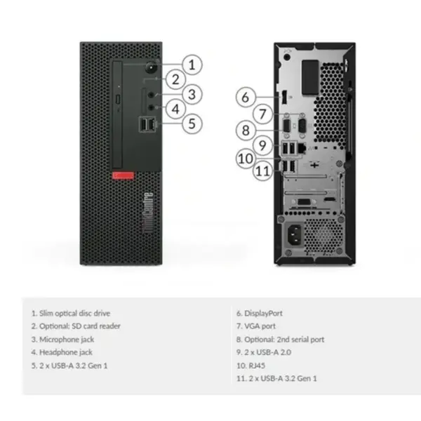 Refurbished Lenovo ThinkCentre M70c Desktop PC (11GLS02Q00)