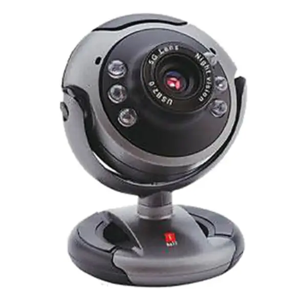 Brand New iBall Face2Face CHD20.0 Webcam — 720p HD| 20MP Interpolated Stills | 6-LED Night Vision | Built-in Mic | Free Tripod | Plug & Play | Warranty