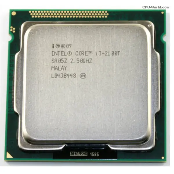 Refurbished Intel Core i3-2100 & i3-2100T Processor — Dual-Core | 3.1GHz & 2.5GHz | 4 Threads | LGA1155 | Hyper-Threading | Energy Efficient