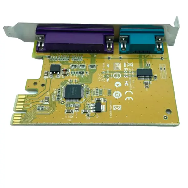 Refurbished SUNIX MIO6469A PCIe Multi I/O Board — RS-232 Serial + IEEE1284 Parallel Port | PCI Express x1–x16 | High-Performance Controller | Industrial & Commercial Applications