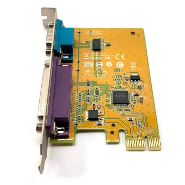 Refurbished SUNIX MIO6469A PCIe Multi I/O Board — RS-232 Serial + IEEE1284 Parallel Port | PCI Express x1–x16 | High-Performance Controller | Industrial & Commercial Applications