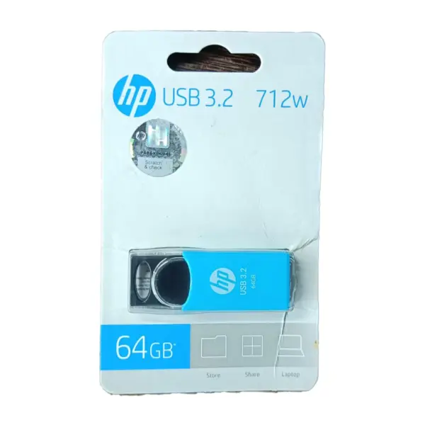 HP 712w Unità Flash USB 3.2 Gen 1 256GB, nero, velocità di lettura fino a 120 MB/s