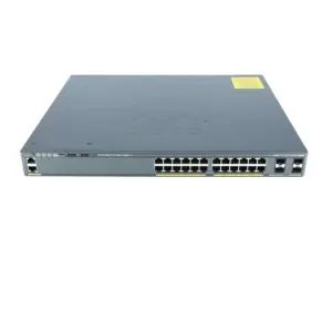 Refurbished Cisco WS-C2960X-48TS-L Gigabit Managed Switch – 48-Port Layer 2 Network Switch with 4 SFP Uplinks (Non-PoE)