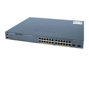 Refurbished Cisco WS-C2960X-48TS-L Gigabit Managed Switch – 48-Port Layer 2 Network Switch with 4 SFP Uplinks (Non-PoE)
