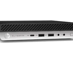 Refurbished HP EliteDesk 800 G4 Mini Desktop | Intel Core i3/i5/i7 8th Gen | Up to 64GB DDR4 RAM | M.2 NVMe SSD Support | Intel UHD Graphics 630 | Built-In Gigabit LAN | Ultra Compact Business PC